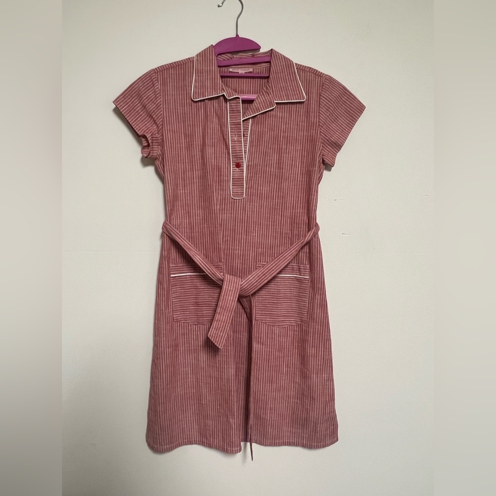 Kayce Hughes Girls Red Striped Dress size 16